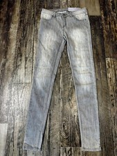 Jennifer Lopez Grey Skinny Mid Rise Jeans - Womens Size 2 27x30 NWT