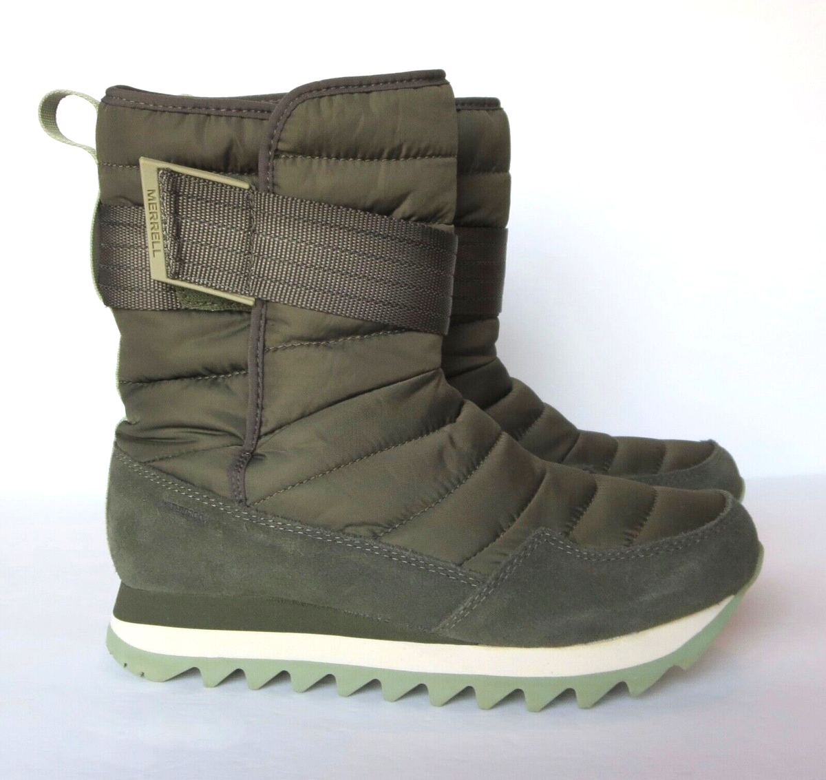 Merrell Alpine Tall Quilted Snow Boots (8) Insulated Waterproof