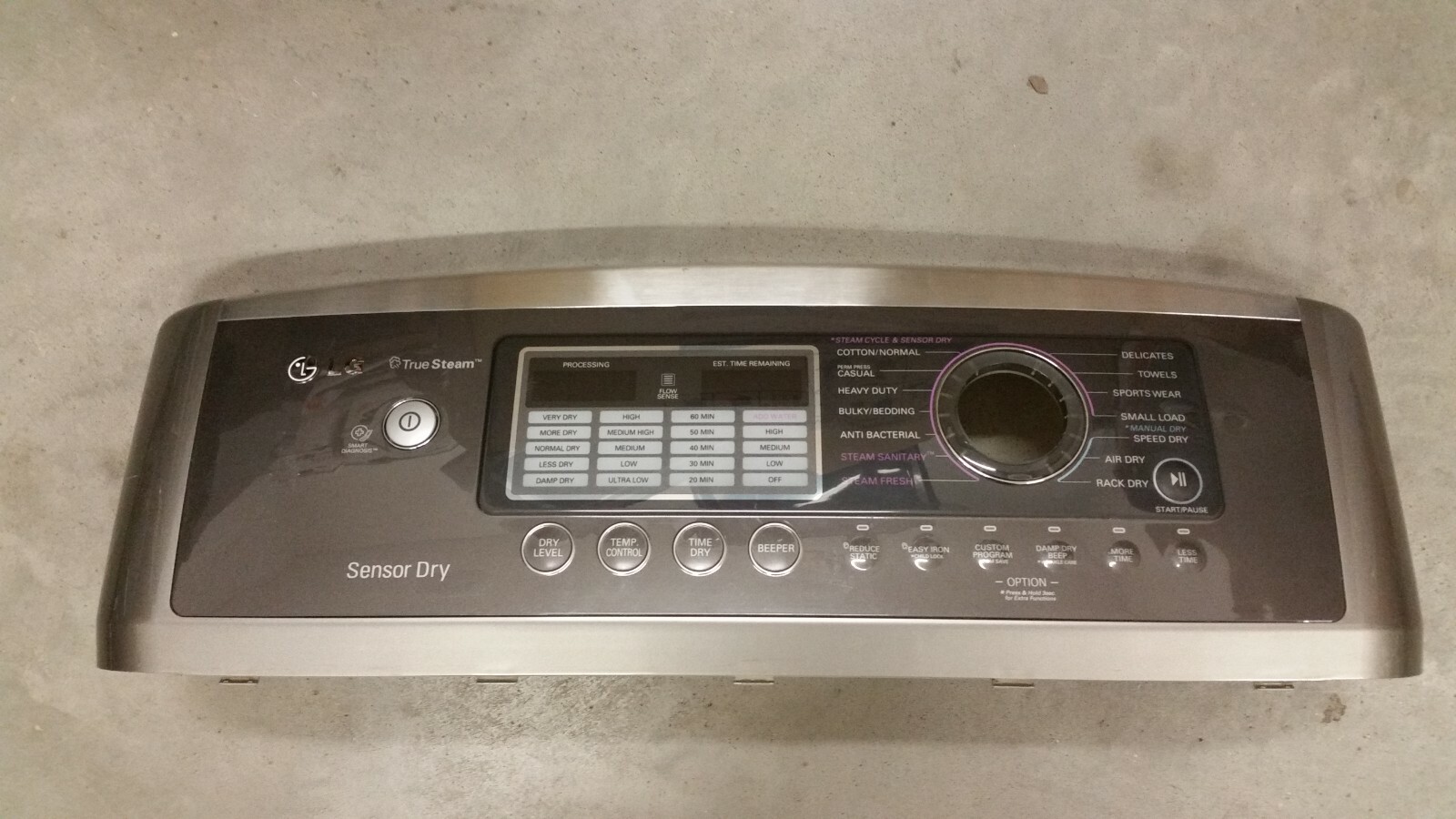 AGL72929703 LG Dryer Control Panel; K2 | eBay 