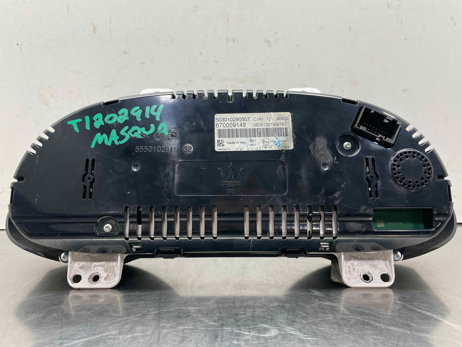 2014 Maserati Quattroporte Speedometer Cluster Gauge 40k Miles MPH OEM 670009148