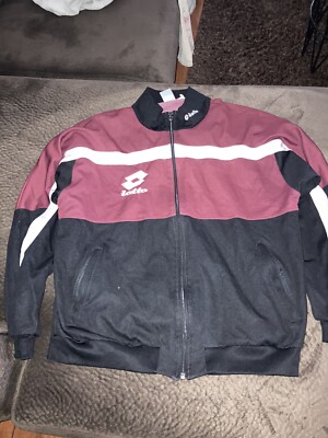 VTG Y2K LOTTO ITALIA ZIPPERED JACKET SOCCER MENS LARGE
