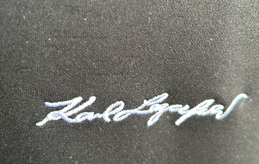 Karl Lagerfeld Paris Jacket Men's 2XL Track Jacket Black/White