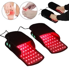 2 Slippers LED Infrared Red Light Therapy for Foot Neuropathy Joint Pain Relief