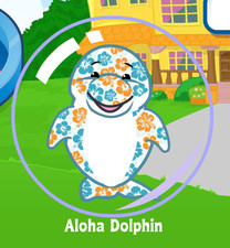 Webkinz Aloha Dolphin Virtual PET Adoption Code Only Messaged Aloha Dolphin Code
