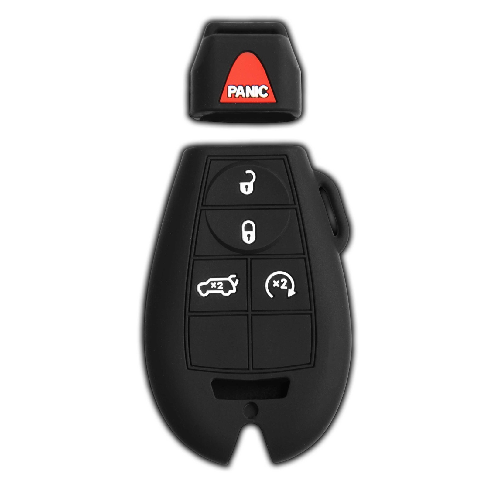 Key Fob Remote Start Skin Case for Jeep Dodge Chrysler IYZ-C01C M3N5WY783X