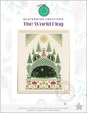 Quaternion Creations - World Frog - Cross Stitch Chart