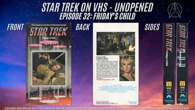 Star Trek VHS (unopened) 32 Friday's Child