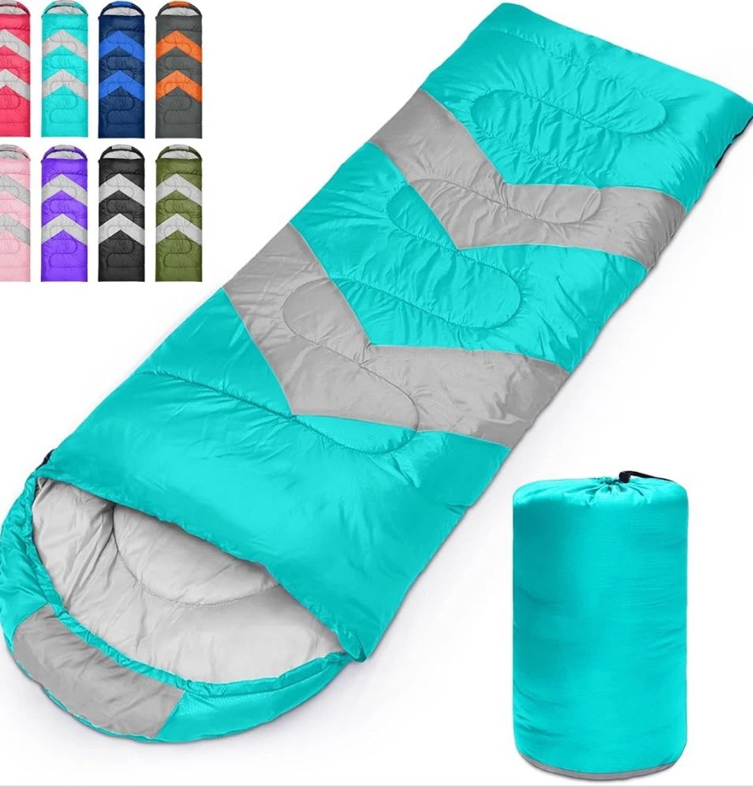 Tesmien 3-4 Season Sleeping Bag Adult Kids Warm Winter Summer Camping Hiking New