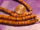 ANCIENT BURMESE SOUTH EAST ASIAN SHORT STONE MALA  STRAND 15 INCH LONG 4.9 MM WD — photo 5