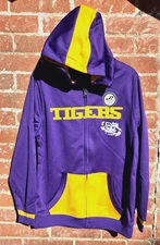LSU Tigers Boys LARGE Hooded Sweatshirt, J. America, NEW w tags, FREE SHIPPING