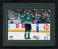 Framed Thomas Harley Dallas Stars Signed 8