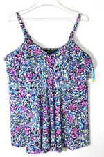 SWIM SOLUTIONS Dancing Colors UW Tankini Size 20W Multicolour Retail 84