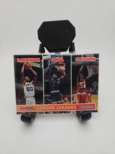 1993-94 Skybox Basketball NBA Hoops League Leaders Robinson O'neal Olajuwon #257