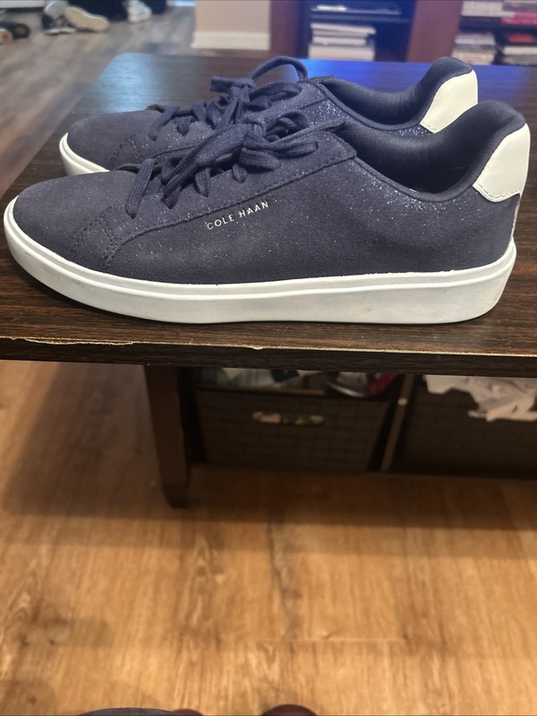 Cole Haan OriginalGrand Wingtip Oxford Marine Blue Women Size 8B