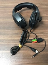 3.5 MM Wired Gaming Over The Ear Boom Microphone Headset Very Good 0E