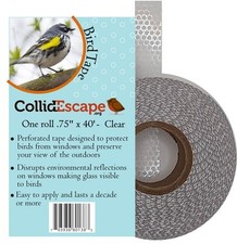 CollidEscape Window Decals for Bird Strikes  Window Film to Prevent Bird