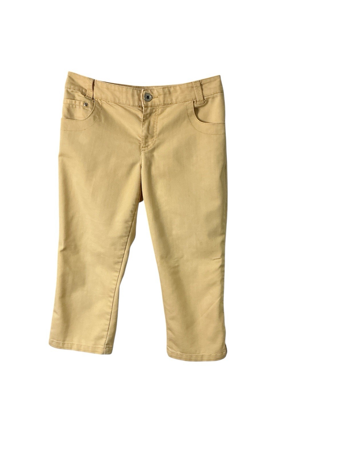 Button Zip Solid 5-pocket