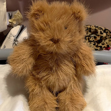Jellycat Bartholomew Bear Bouffant Medium Brown Plush Washable Teddy BAR3LHB
