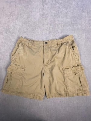Columbia Mens sz 36 Shorts Beige khaki Cargo Outdoor Hiking Inseam 8''