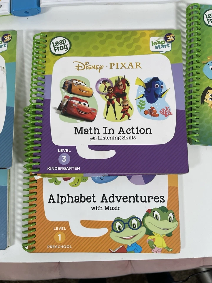 LeapFrog LeapStart 3D Interactive System Bundle 9 Books Paw patrol Math Reading - Image 3 of 4