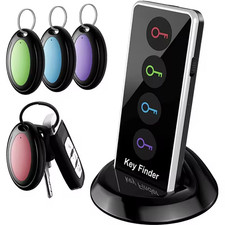 Wireless Key Finder with Remote Control   4 Anti-Lost Alarm Locators Set