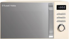 Russell Hobbs RHMD818C Digital Microwave Oven with 5 Power Levels 20L 800W Cream