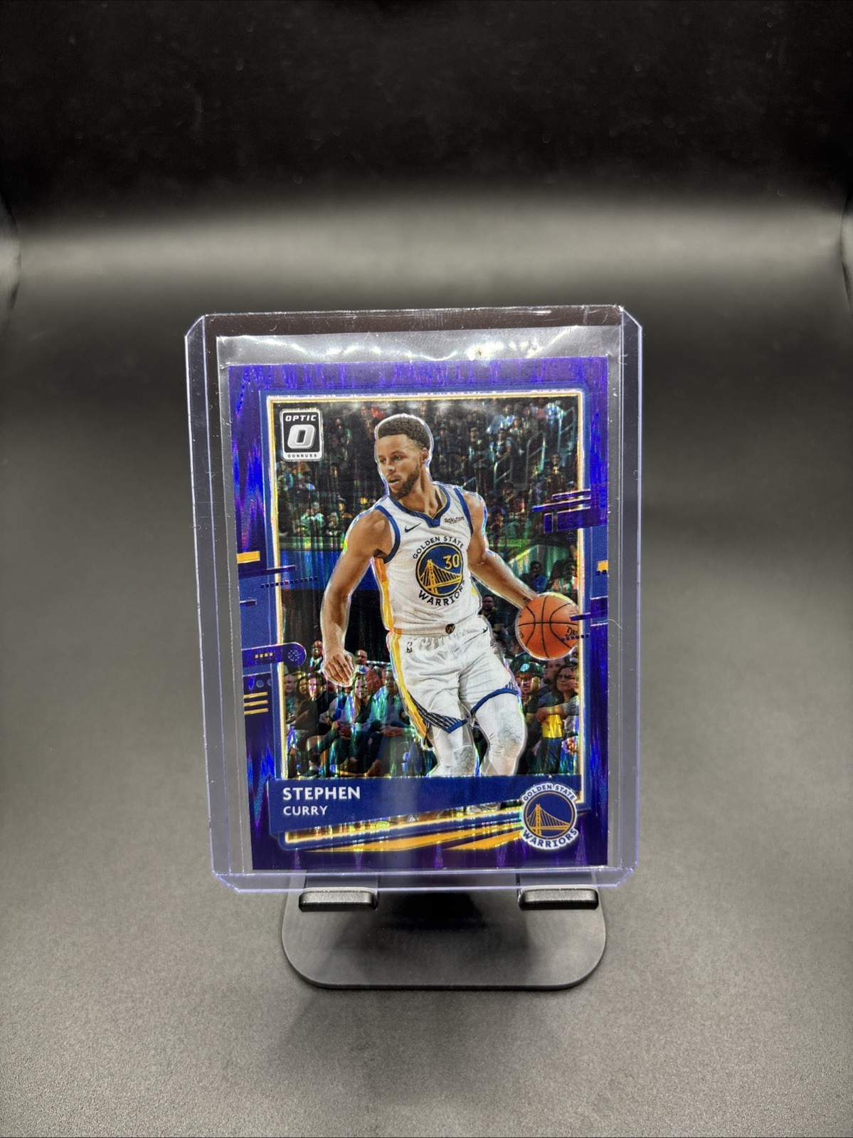 2020-21 Panini Donruss Optic - Stephen Curry #17 Purple Shock Prizm