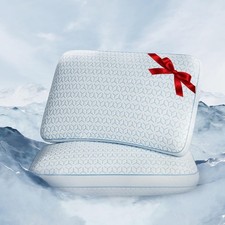 Sweetnight Cooling Pillows, Memory Foam Pillows Queen Size Set of 2... Fast Ship
