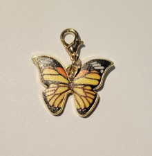 Butterfly Keychain Black / Orange / Yellow Comfort Anxiety