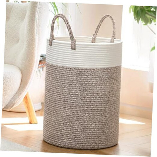 Large Laundry Basket, 60L Dirty Clothes Hamper, Baby Laundry Hamper for Toys,