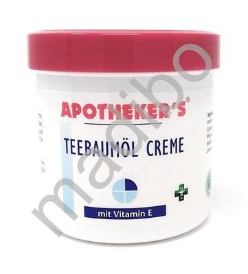 3,16 Euro pro 100ml Teebaumöl Creme 250ml - Apotheker's mit Vitamin E