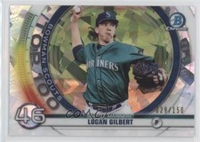 2020 Bowman Scouts Top 100 Chrome Atomic Refractor 29/150 Logan Gilbert ll2
