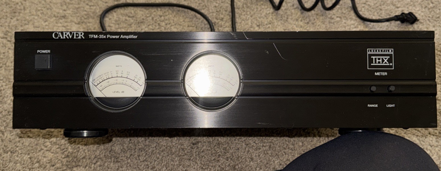 Carver TFM-35 vintage audio equipment - eBay listing photo 3