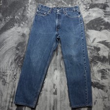 Levi's 550 Relaxed Fit Jeans Mens 36x30 Blue Denim Tapered Leg Classic Workwear