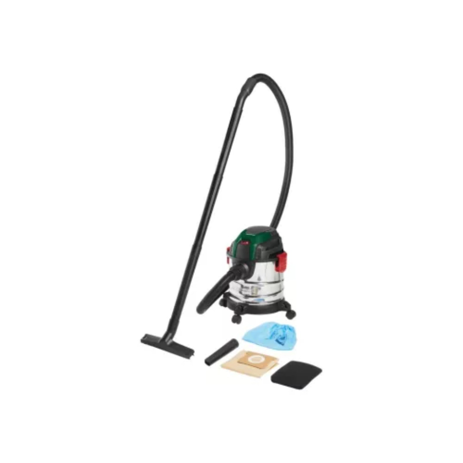 Parkside PWD 12 B1 INOX Aspirapolvere Solidi Liquidi 1200W 12L Acciaio Inox