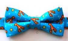 Dillards Baby Toddler Bow Tie Turquoise Blue Lobster Starfish Nautical Summer