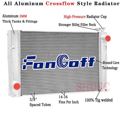 Radiator FOR New Holland C227/L218 L220 Case SR175,SR200,SV185,TR270 84379153