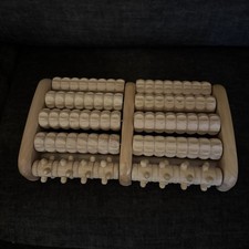 Foot Roller Massager Plantar Fasciitis Relief Wooden Massage Roller Foot Health