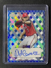 2022 Leaf Perfect Game Dylan Questad Blue Metal Autograph #19/25 Twins!!!