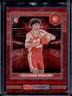 2024-25 Panini Hoops Zaccharie Risacher RC Scope Red Prizm Premium #/49 Hawks
