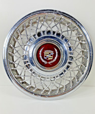 Vintage Cadillac 15" Wire Hubcap Wheel Cover Wall Decor Parts 1980s? Shop Art