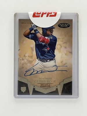 2019 Topps Tier One Break Out /100 Vladimir Guerrero Jr #BA-VGJ Rookie Auto RC