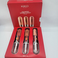 KIKO Milano Unlimited Double Touch Lip Set 3-Pcs Liquid Lipstick Kit New