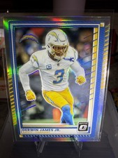 2025 Panini Optic- Derwin James Jr. Silver Holo Prizm #98 Chargers