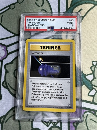 Defender (Shadowless) graded PSA 9 for sale on eBay