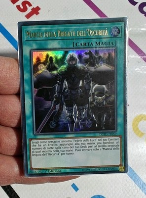 YU-GI-OH MARSCH DER DUNKELBRIGADE COTD-IT059 1* ED ITA ULTRA RARE