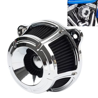 Luftfilter-Ansaugfilter-Kit für Harley Touring Road Glide 08-16 Softail Dyna Blk