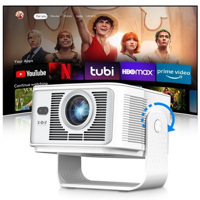 XGODY X1 Beamer 18000-Lumen 4K Projektor 1080P HD Heimkino HDMI Mit Tasche