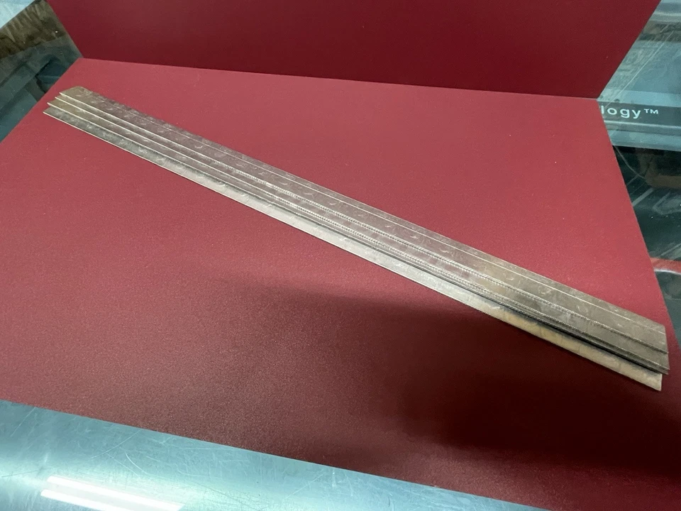 Letterpress Type Decorative Border Rule Lot of Four 24" Inch Strips - Image 2 of 4