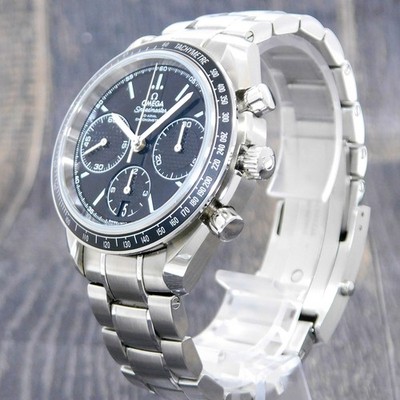 OMEGA Co-Axial Speedmaster Racing 326.30.40.50.01.001 S. Steel Auto Watch #1184B